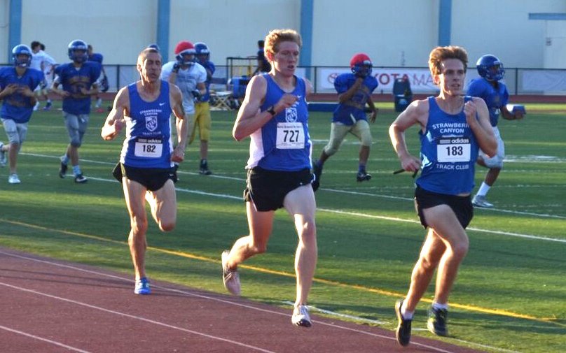Tom LeGan, trailing some kiddie teammates last year, has targeted Nolan Shaheed's M50 WR mile of 4:25.04.
