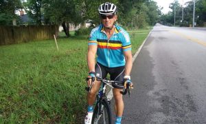 Scott Gross of Jacksonville, Florida, says he won't stop riding despite 4-year suspension for refusing drug test.