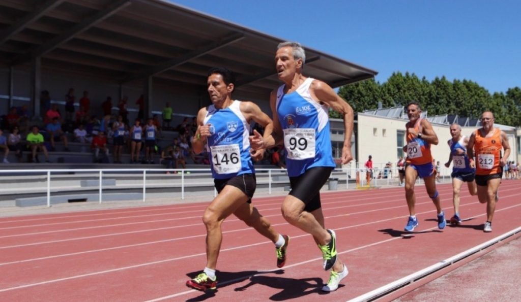 José Vicente Rioseco (the tall gent) scorched a 1500 at the Galacian masters championships.