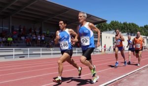 José Vicente Rioseco (the tall gent) scorched a 1500 at the Galacian masters championships.