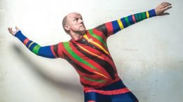 Roald Bradstock rarely lacks something to throw. But here's his portrait from a timeout.com profile two years ago.