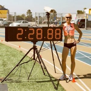 Sue McDonald went from hep to high jump to marathon to 800 record-holder.
