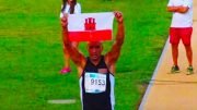 Liam Byrne pulled a Mexico City at Malaga, risking being kicked out of the meet for showing Gibraltar flag.