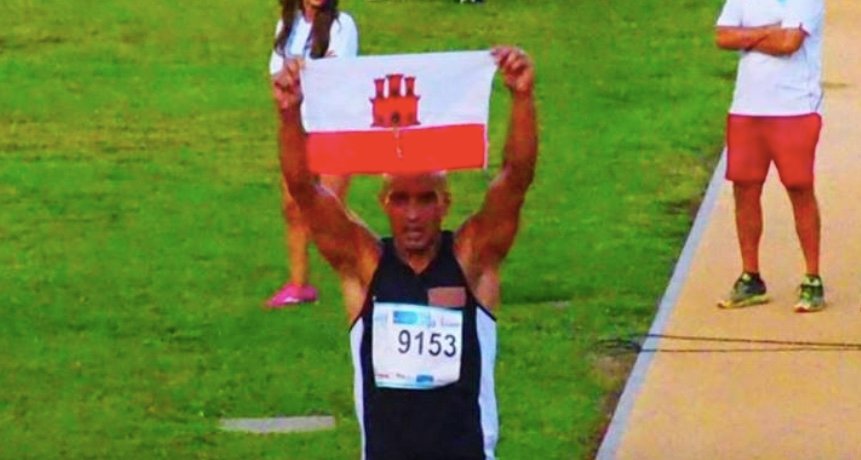 Liam Byrne pulled a Mexico City at Malaga, risking being kicked out of the meet for showing Gibraltar flag.