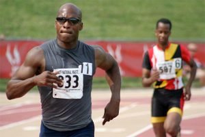 Kerry Sloan, in front during a pentathlon 1500 at 2011 Berea nationals, faces serious charge involving a 17-year-old girl.