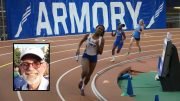 Phil Greenwald (inset, shown in Malaga) will direct 2021 indoor nationals at the new home of the Millrose Games.