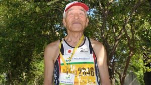 Sadao Tabira left Malaga with three silvers medals at M85 distances, but also DNS 14 times in the final results.