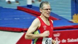 Joaquín Joyas likes to set records at Sabadell, Spain, with the latest being a sizzling 2:13.87 at age 60.