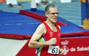 Joaquín Joyas likes to set records at Sabadell, Spain, with the latest being a sizzling 2:13.87 at age 60.