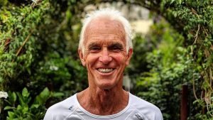 Peter Crombie has won more world medals than anyone in masters history, according to one account.