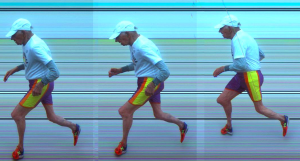 Gunnar is shown in FAT phototimer image being submitted as part of his WR application to USATF.