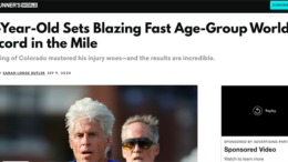 Dan King's mile WR was celebrated on Runner's World. But without a meet sanction, it will never go into the books.