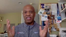 Willie Banks, the former WR triple jumper and current World Athletics Council member, Zoomed from home in Carlsbad, north of San Diego.