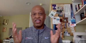 Willie Banks, the former WR triple jumper and current World Athletics Council member, Zoomed from home in Carlsbad, north of San Diego.