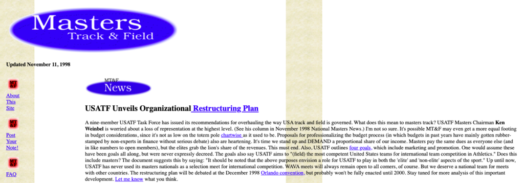 My primordial site was based on HTML coding stolen from ESPN's website. It looks better nowadays.